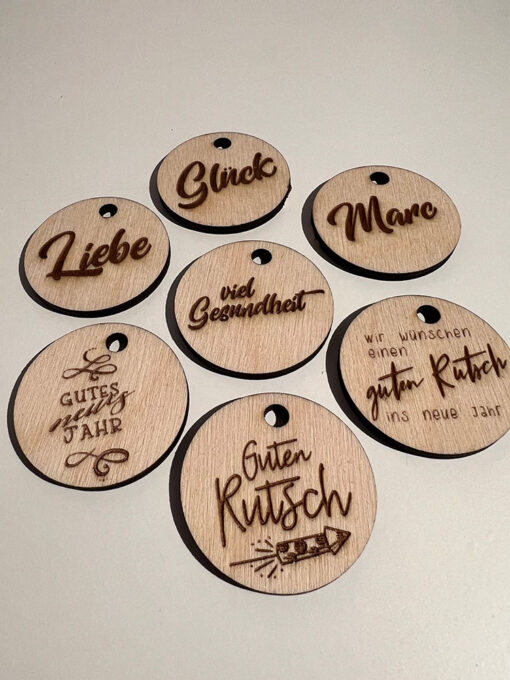 Glücksschweinchen mit Anhänger – Bild 2