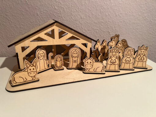 Krippenspiel mit Figuren – Bild 2