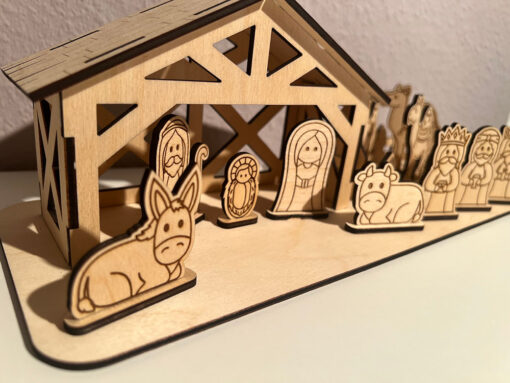 Krippenspiel mit Figuren – Bild 5