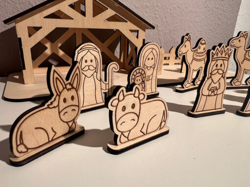 Krippenspiel mit Figuren – Bild 4
