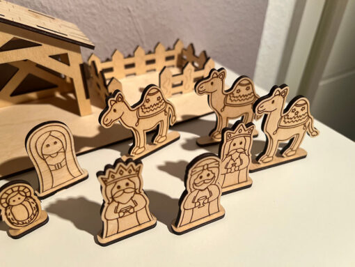 Krippenspiel mit Figuren – Bild 8
