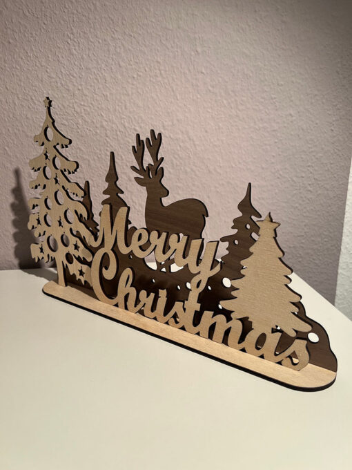 Aufsteller Merry Christmas – Bild 4