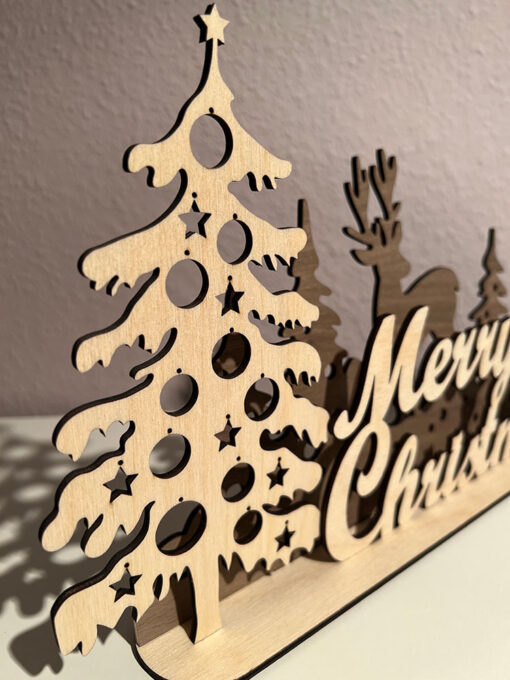 Aufsteller Merry Christmas – Bild 3