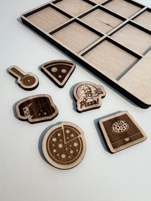 TicTacToe-Spiel "Pizza-Edition" – Bild 2