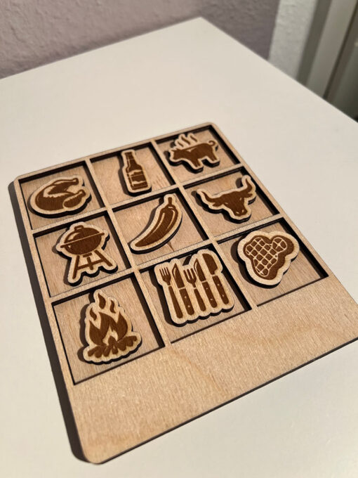 TicTacToe-Spiel "BBQ-Edition"