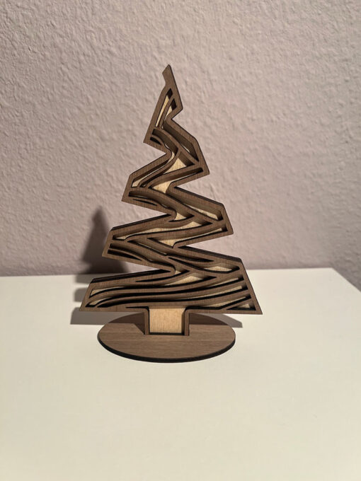 Tannenbaum Set "Walnuss" – Bild 3