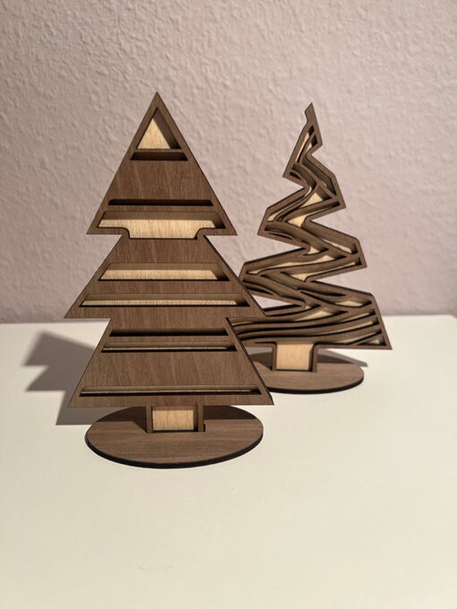 Tannenbaum Set "Walnuss"