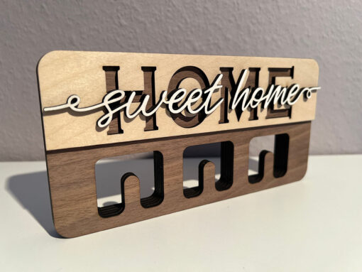 Schlüsselbrett "home sweet home"