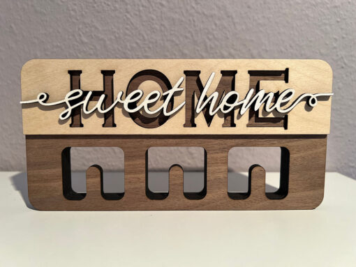 Schlüsselbrett "home sweet home" – Bild 4