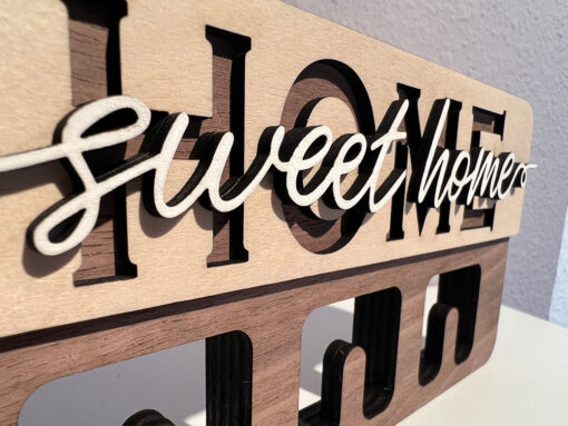Schlüsselbrett "home sweet home" – Bild 3